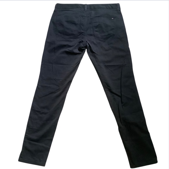 TOMMY HILFIGER Low Rise Slim Black Five Pocket Jean Chino - Picture 4 of 5